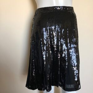 Women’s BCBG Black sequenced skirt SIZE XS